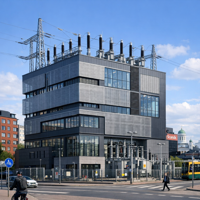 Helsinki Enhances Electricity Infrastructure with New Kruununhaka Substation